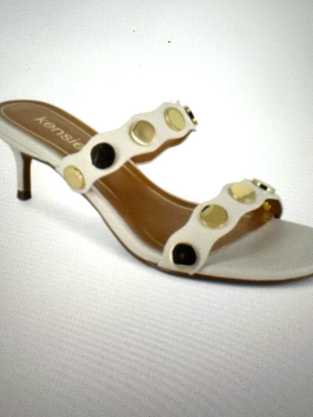 Kenzie Women’s Gale Studded Mid-Heel Dress Sandal